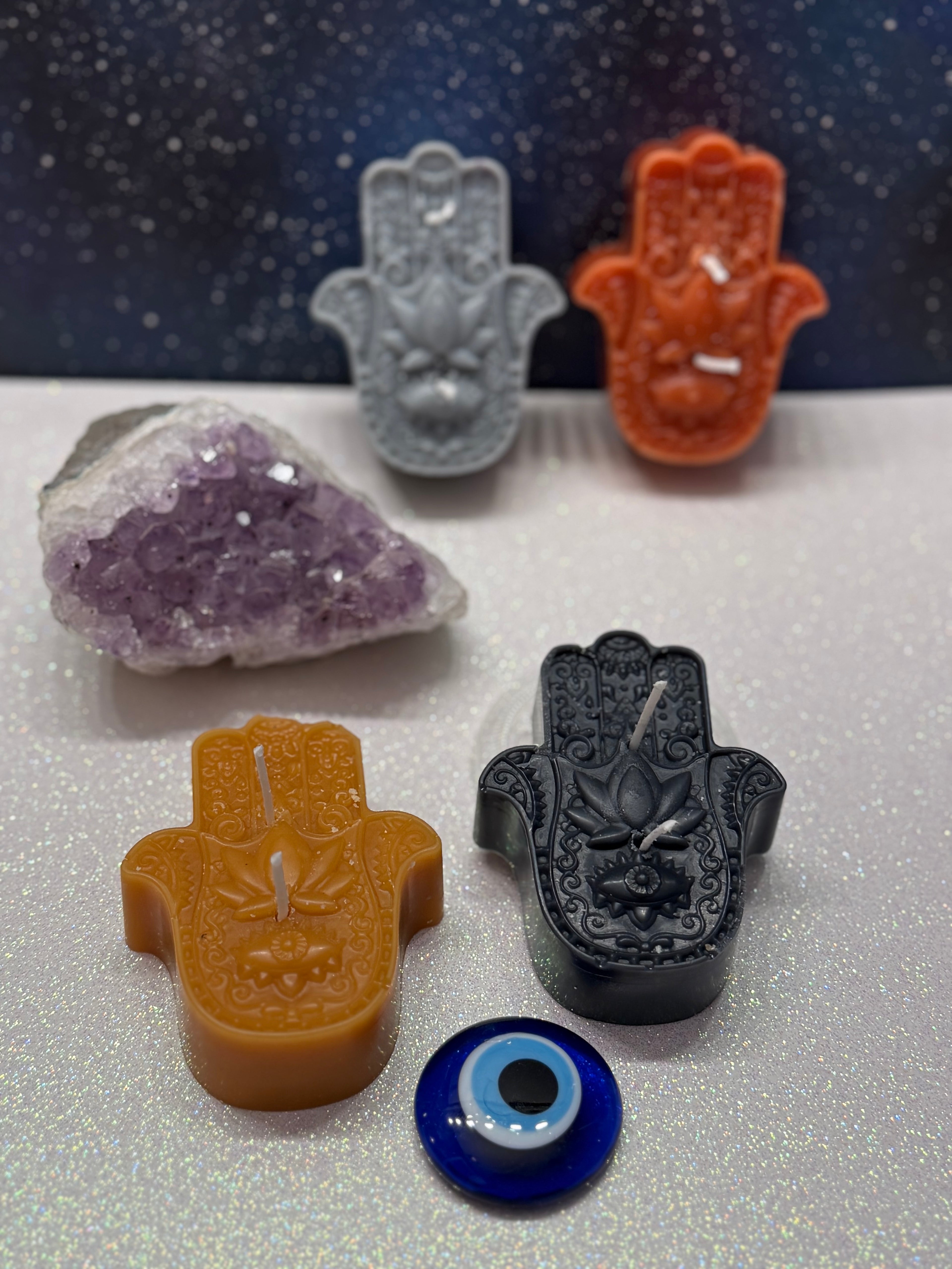 Hamsa Candle