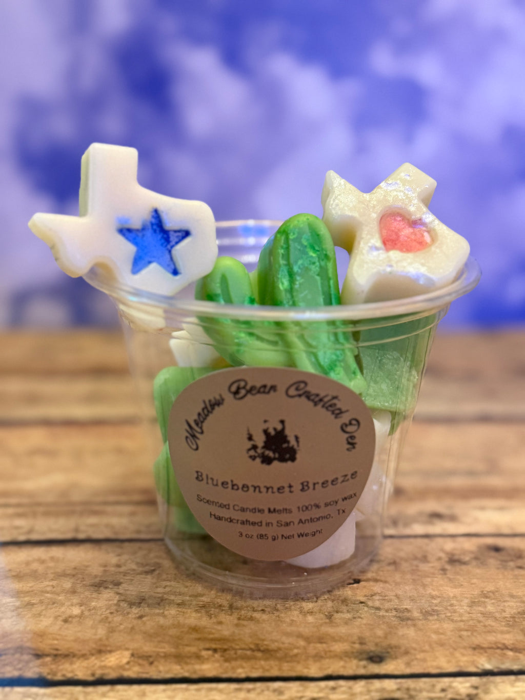 Bluebonnet Breeze wax melts