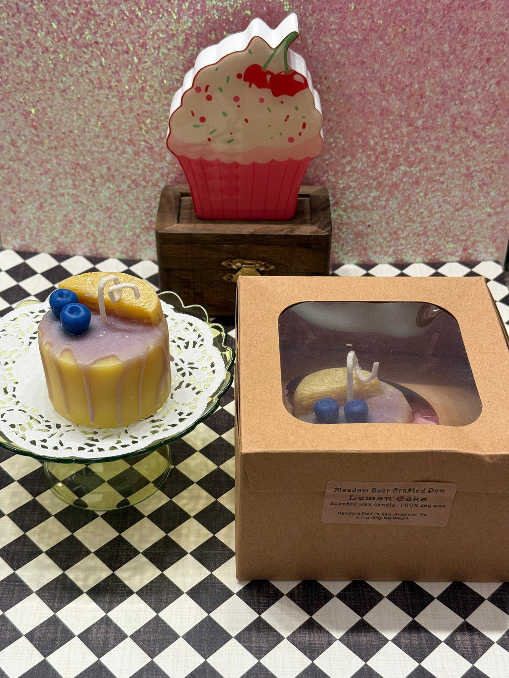 Pastelitos candle