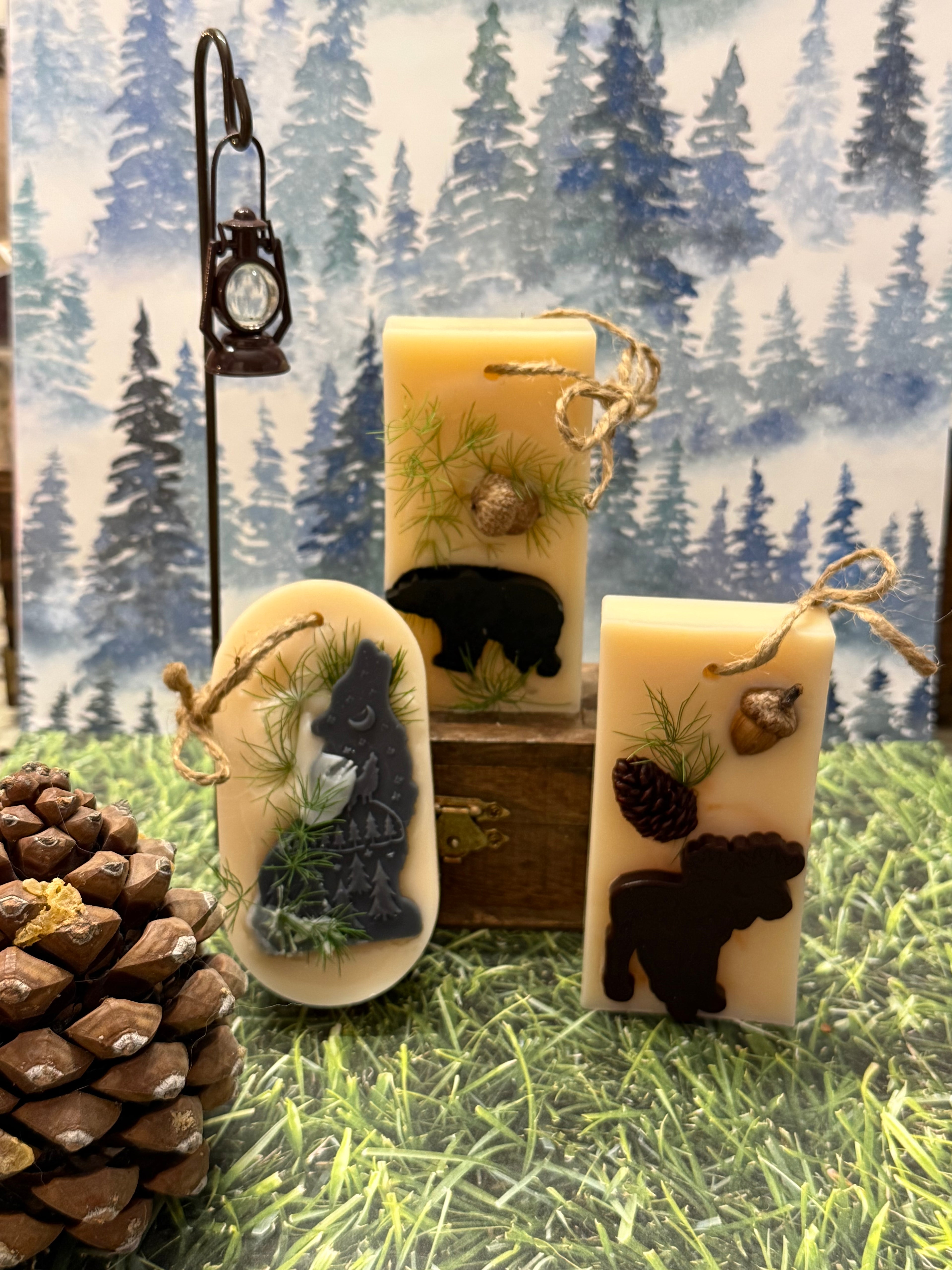 Shop Exclusive Woodland wax sachet white