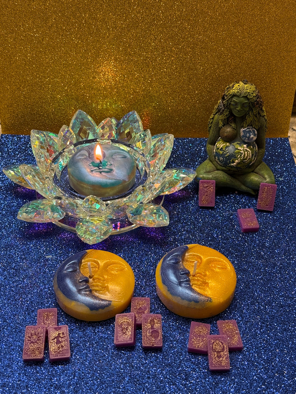 Celestial ritual candle