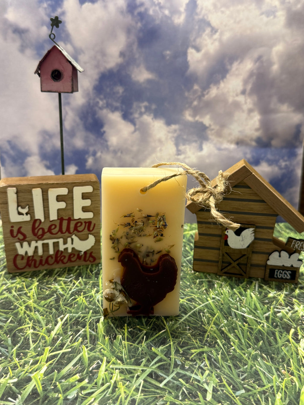 Love my chickens wax sachet