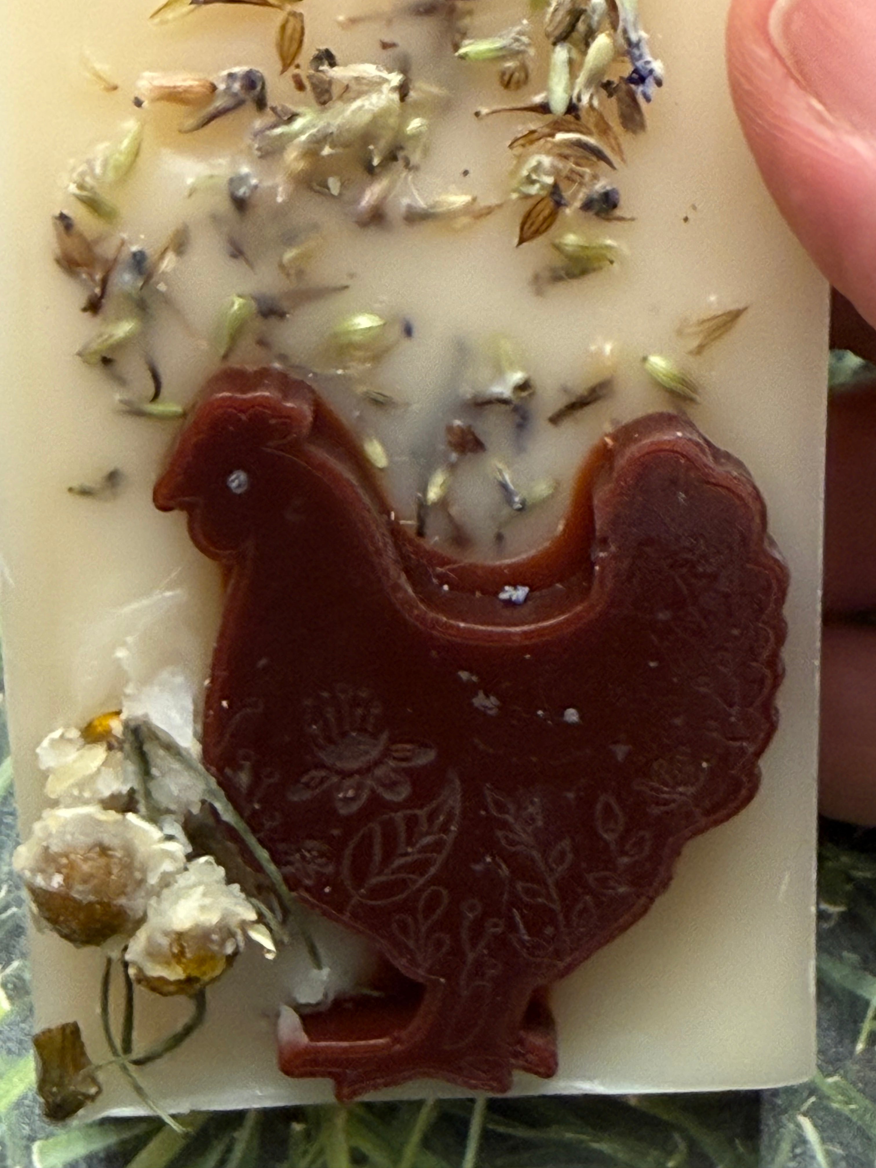 Love my chickens wax sachet